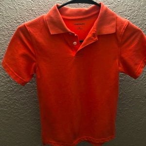 CORAL colored polo shirt- boys